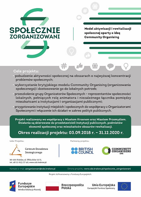 „Społecznie Zorganizowani – model aktywizacji i rewitalizacji społecznej oparty o ideę Community Organising” - zdjęcie w treści 