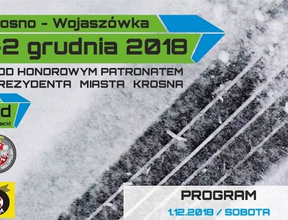 Plakat 30. Rajdu Podkarpackiego Krosno-Wojaszówka