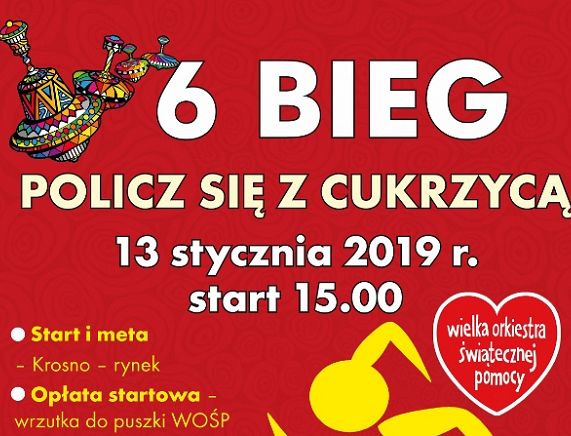 Plakat biegu - Policz się z cukrzycą