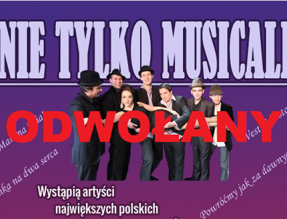 Plakat koncertu NIE TYLKO MUSICALE