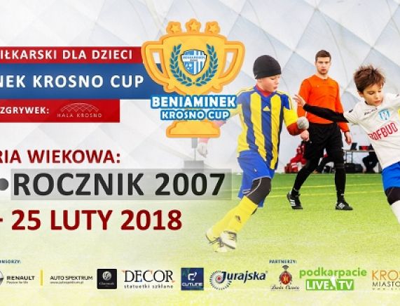 Plakat Turnieju "Beniaminek Krosno Cup"!