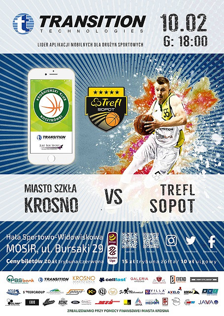 Mecz Miasto Szkła Krosno - Trefl Sopot już w sobotę - zdjęcie w treści 