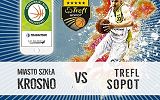 Plakat Mecz Krosno -Trefl Sopot