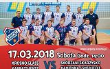 Plakat meczu siatkówki