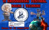 Plakat VI Krośnieńskiego Festiwalu Nauki i Techniki