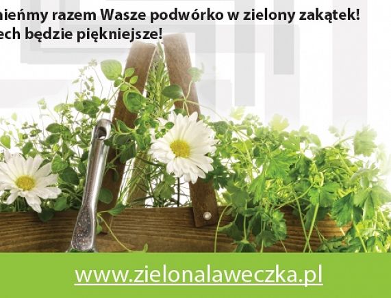 Plakat projektu - Zielona Ławeczka