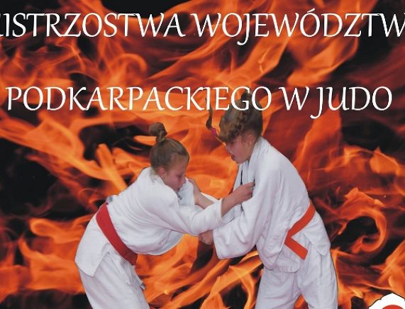 Plakat Mistrzostw Województwa Podkarpackiego w Judo