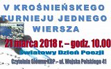 Plakat Pierwszy dzień wiosny = Światowy Dzień Poezji…