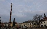 Wielkanocna Plama zdobi krośnieński rynek