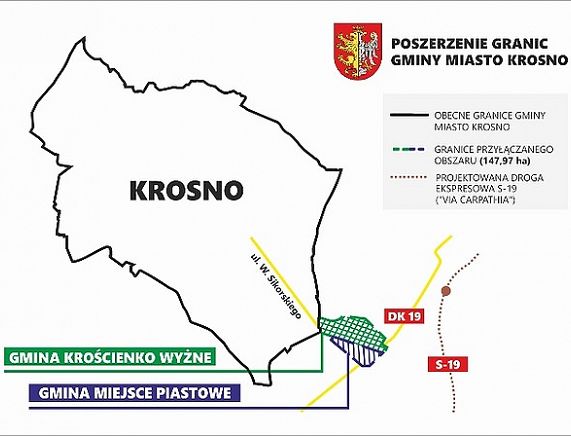 Infografika - poszerzenie granic miasta