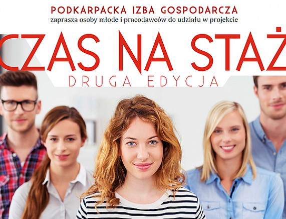 Plakat projektu Czas na staż