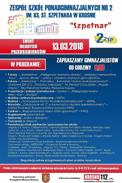 Dzień Otwarty pn. „Event młodych przedsiębiorców” w ZSP 2 - zdjęcie w treści 