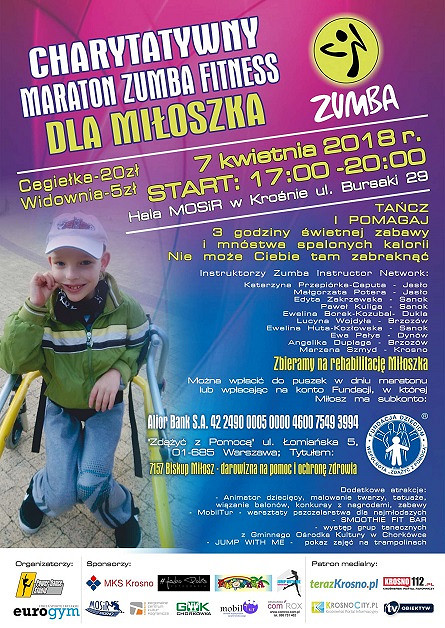 Charytatywny Maraton Zumba Fitness już w sobotę - zdjęcie w treści  nr 1