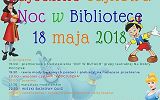 Plakat Nocy w bibliotece