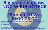 Plakat Nocy w bibliotece