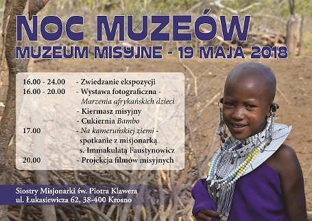 NOC MUZEÓW 2018 W MUZEUM MISYJNYM U SIÓSTR KLAWERIANEK - zdjęcie w treści 