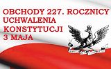 Plakat tegorocznych obchodów rocznicy uchwalenia Konstytucji 3 Maja