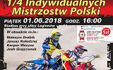 Plakat ćwierćfinału indywidualnych mistrzostw Polski