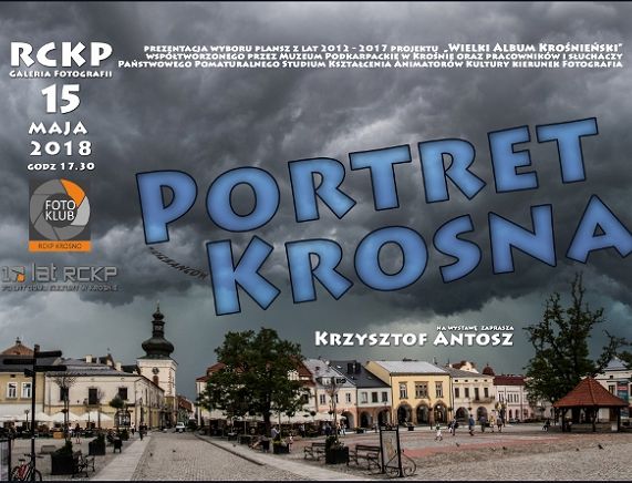 Plakat wystawy „Portret Krosna”