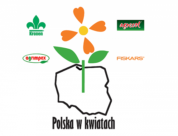 Logo Konkursu "Polska w kwiatach"