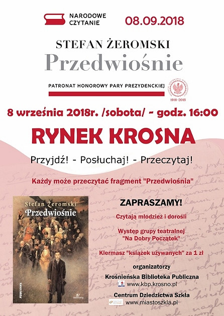 Cała Polska czyta „Przedwiośnie”… 8 września - zdjęcie w treści 