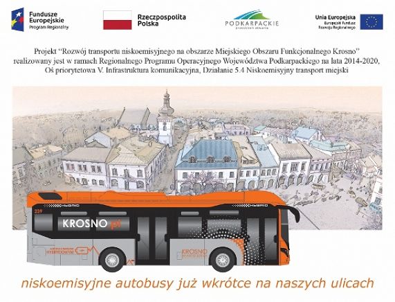 „Rozwój transportu niskoemisyjnego na obszarze Miejskiego Obszaru Funkcjonalnego Krosno”