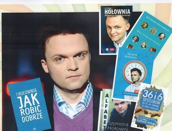 Plakat spotkania z Szymonem Hołownią w KBP