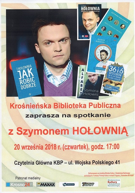 O pomaganiu i pisaniu… spotkanie z Szymonem Hołownią w KBP. ZAPRASZAMY! - zdjęcie w treści 