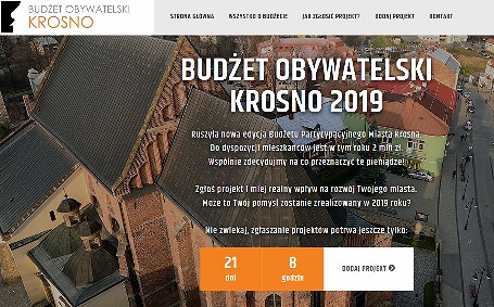 Budżet Obywatelski dla Krosna. Zgłoś projekt i miej realny wpływ na rozwój Twojego miasta - zdjęcie w treści 