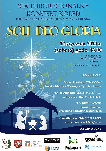 XIX Euroregionalny Koncert Kolęd SOLI DEO GLORIA - zdjęcie w treści 