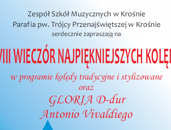 Plakat VII Wieczoru Najpiękniejszych Kolęd