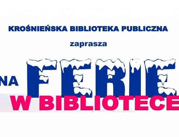 Plakat Ferie w bibliotece