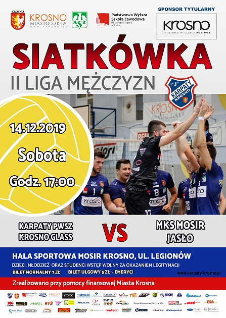 Zapraszamy na weekendowe spotkanie z siatkówką w Krośnie - zdjęcie w treści