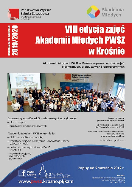 Rusza kolejna edycja Akademii Młodych działającej przy PWSZ w Krośnie - zdjęcie w treści 