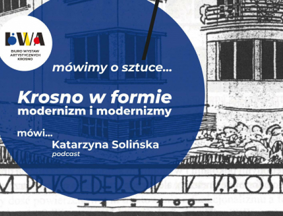 Plakat - BWA Krosno online: Mówimy o sztuce...