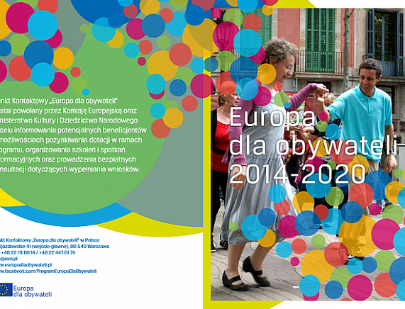 Grafika - Nabór wniosków do programu „Europa dla obywateli”