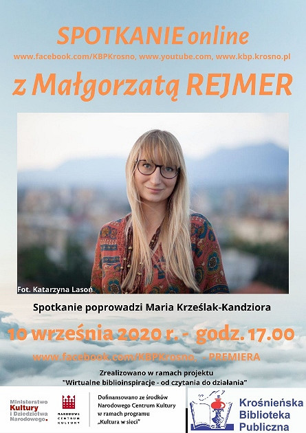 Małgorzata Rejmer – spotkanie online… - zdjęcie w treści 