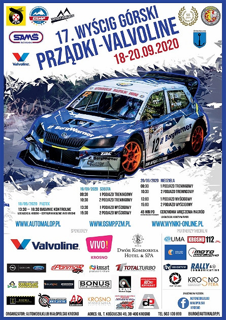 17 Wyścig Górski PRZĄDKI - VALVOLINE. Finał sezonu GSMP  w Korczynie - zdjęcie w treści  nr 1