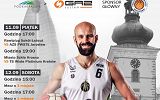 Plakat -  XX Mistrzostw Podkarpacia w koszykówce mężczyzn