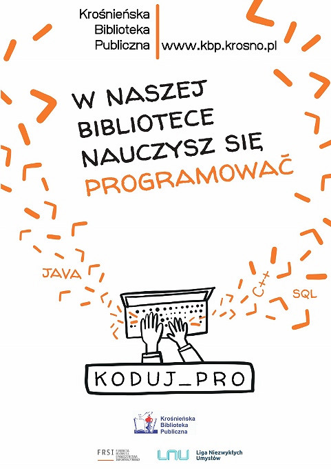 Rozwijaj kompetencje przyszłości z Krośnieńską Biblioteką Publiczną i korzystaj z darmowych kursów programowania! - zdjęcie w treści