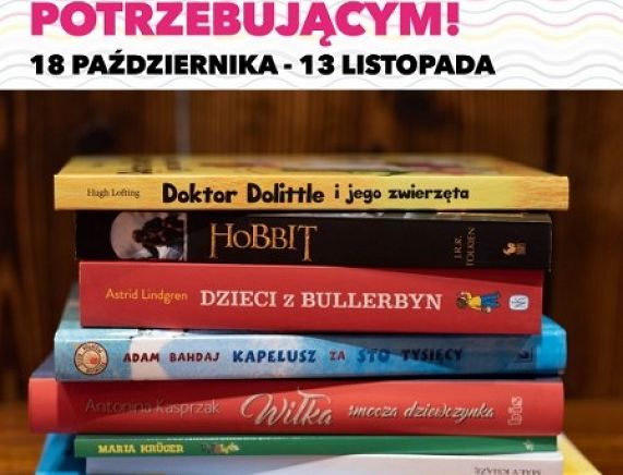 Zbiórka książek w VIVO! Krosno_plakat
