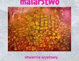 Plakat wystawy malarstwa Jacka Bukowskiego