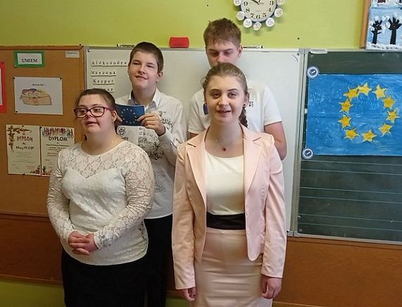 Uczniowie Specjalnego Ośrodka Szkolno-Wychowawczego w Krośnie
