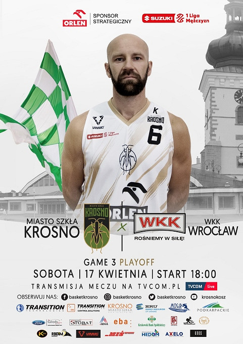 Miasto Szkła Krosno - WKK Wrocław w ćwierćfinałach playoff - zdjęcie w treści 