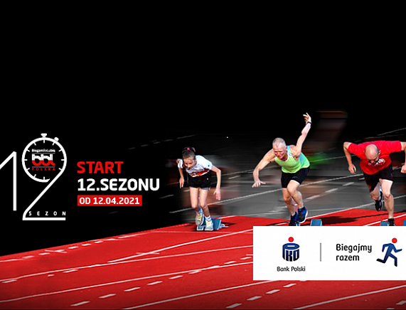 Grafika - banner akcji Biegam, bo lubię