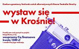 Plakat konkursu - Wystaw się w Krośnie