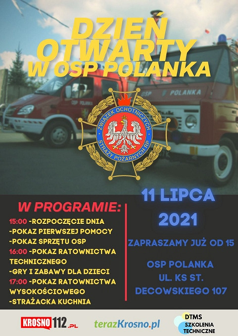 plakat dnio twarte OSP Polanka