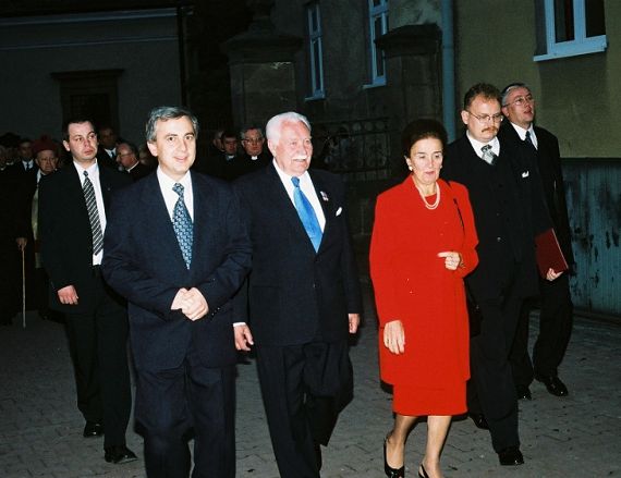 Karolina Kaczorowska w Krośnie w 2002 r.