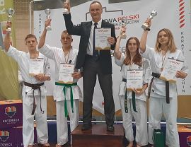 Krośnieńscy karatecy na zawodach w Katowicach