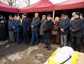 Blok Energetyczny - uczestnicy uroczystej inauguracji budowy i wmurowania kamienia węgielnego
